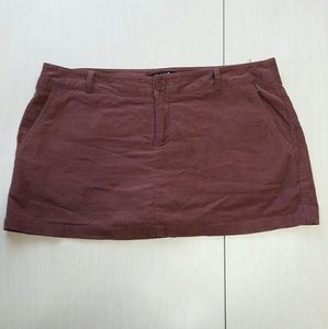 Courdroy mini skirt coulattes